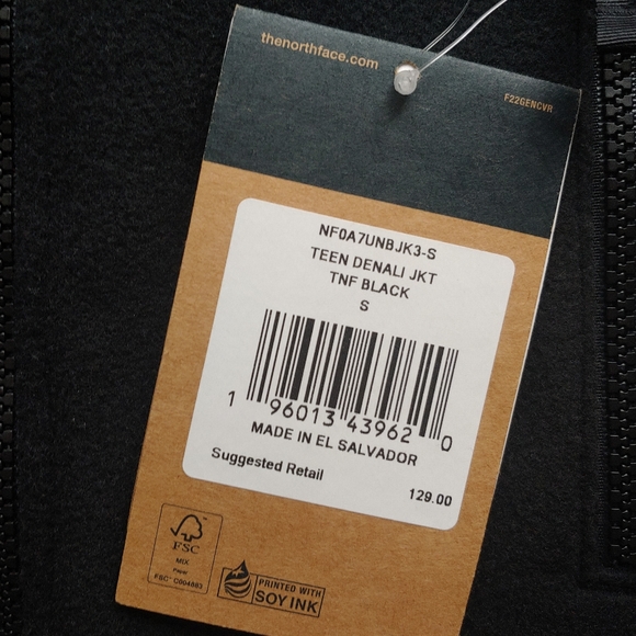 THE NORTH FACE NEW Denali Jacket BLACK - Picture 12 of 13